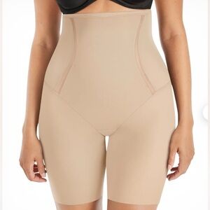 Maidenform High-Waist Tummy Control Shapewear Thigh Slimmer Size 2XL